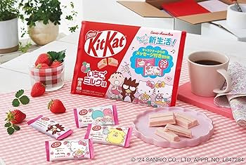 Amazon | キットカット サンリオキャラクターズ いちごミルク味